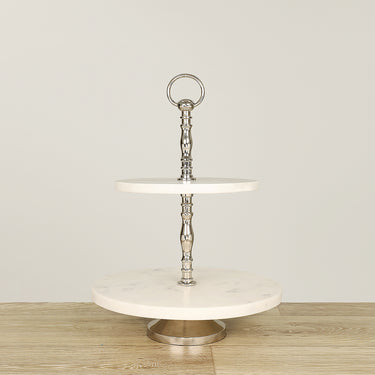Marble Decor-Marble Cake Stand-Bloomr