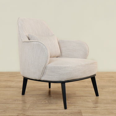 '-Leon - Bouclé Armchair Lounge Chair-Bloomr