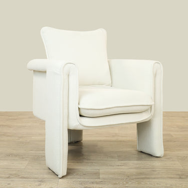 Furniture-Rumi - Bouclé Armchair Lounge Chair-Bloomr