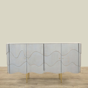 Furniture-Wooden Sideboard / Cabinet-Bloomr
