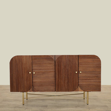 Furniture-Wooden Sideboard / Cabinet-Bloomr