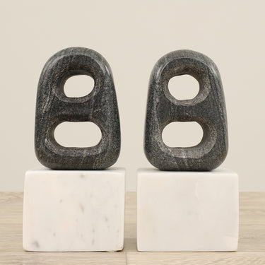 '-Marble Bookend Set of 2-Bloomr