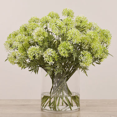 -Allium Arrangement in Glass Vase-Bloomr