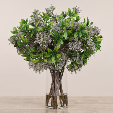 -Telosma Arrangement in Glass Vase-Bloomr