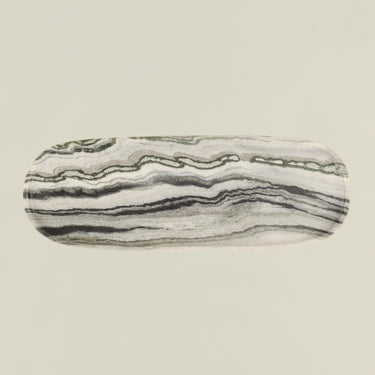 '-Marble Oval Plate-Bloomr