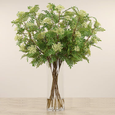 Floral Arrangement-Sorbus Arrangement in Glass Vase-Bloomr