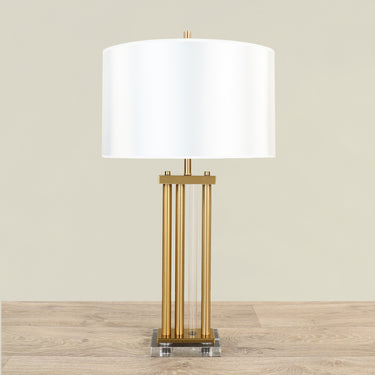 Lamps-Metal Table Lamp-Bloomr