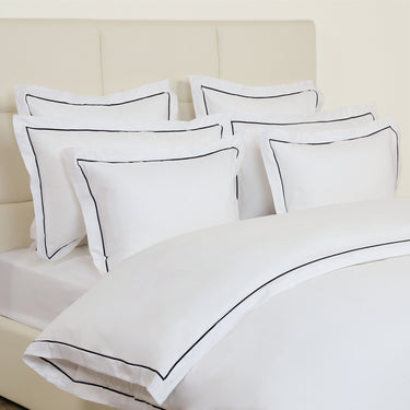 Duvet Covers-Duvet Cover The Hotel Collection 100% Egyptian Cotton 300TC-Bloomr