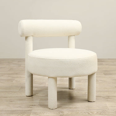 Furniture-Artesia - Bouclé Armchair Lounge Chair-Bloomr