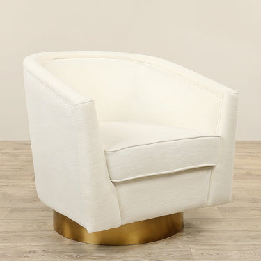 Furniture-Brooks Swivel Armchair Lounge Chair-Bloomr