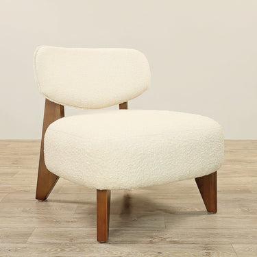 Furniture-Emilia - Bouclé Armchair Lounge Chair-Bloomr