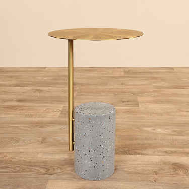 Furniture-Gill Terrazzo Side Table-Bloomr