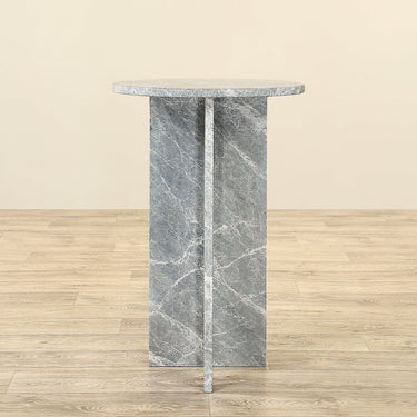 Furniture-Sabino Marble Side Table-Bloomr