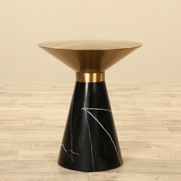 Furniture-Laurel Metal Side Table-Bloomr