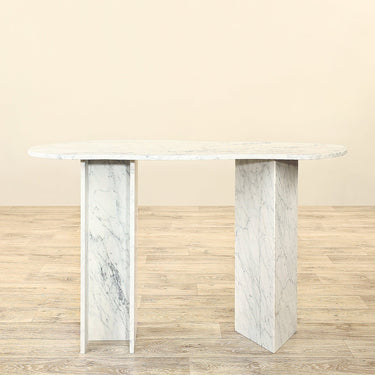 Furniture-Marini Marble Console Table-Bloomr