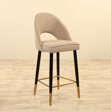 Furniture-Massena - Bouclé Bar Stool-Bloomr