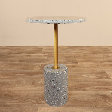 Furniture-Paola Terrazzo Side Table-Bloomr