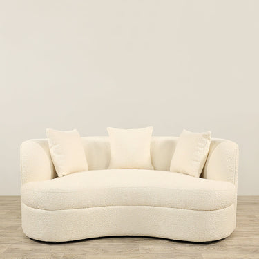 Furniture-Rosso - Bouclé Sofa-Bloomr