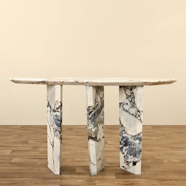 Furniture-Torim Marble Console Table-Bloomr