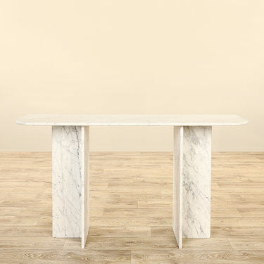 Furniture-Trentino Marble Console Table-Bloomr