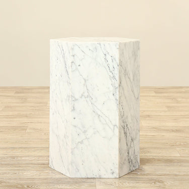 Furniture-Cetona Marble Side Table-Bloomr