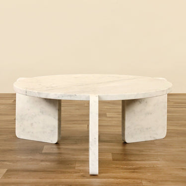 Furniture-Nasello Marble Coffee Table-Bloomr