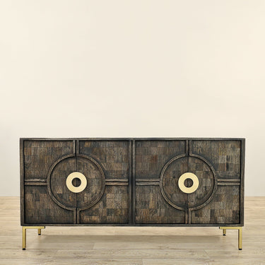 Furniture-Wooden Sideboard / Cabinet-Bloomr