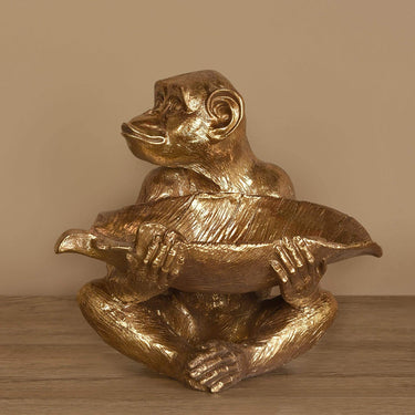 Accessories-Monkey With Leaf Plate-Bloomr