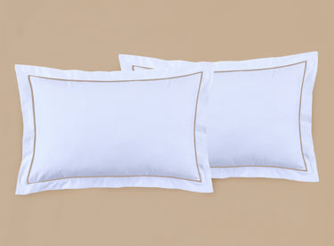 Bedlinen-Pillow Case Set The Hotel Collection 100% Egyptian Cotton 300TC-Bloomr