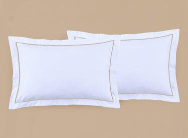 Bedlinen-Pillow Case Set The Premium Hotel Collection 100% Egyptian Cotton 500TC-Bloomr