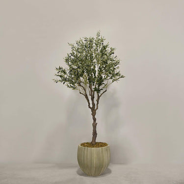 Desginers Collection-Artificial Olive Tree With Pot-Bloomr