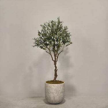 Desginers Collection-Artificial Olive Tree With Pot-Bloomr