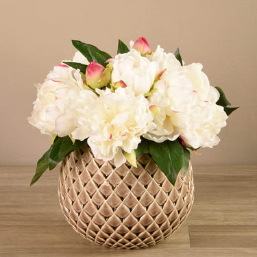 Floral Arrangement-Artificial Peony Arrangement-Bloomr