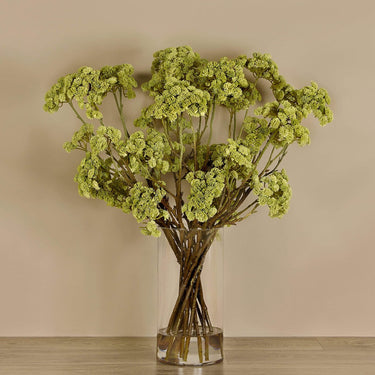 Floral Arrangement-Sedum Arrangement in Glass Vase-Bloomr