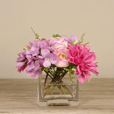 Floral Arrangement-Artificial Dahlia & Ranunculus Arrangement-Bloomr