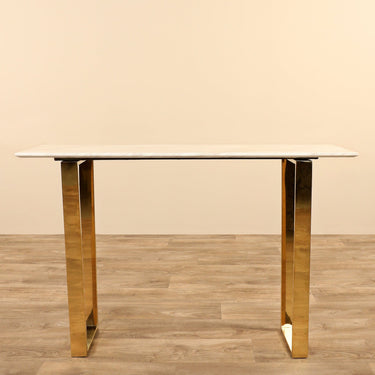 Furniture-Cian Marble Console Table-Bloomr