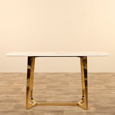 Furniture-Elwyn Marble Console Table-Bloomr