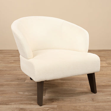 Furniture-Ilona - Bouclé Armchair Lounge Chair-Bloomr