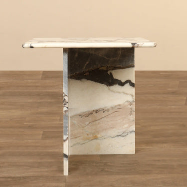 Furniture-Magnus Marble Side Table-Bloomr