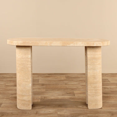 Furniture-Mateo Travertine Console Table-Bloomr