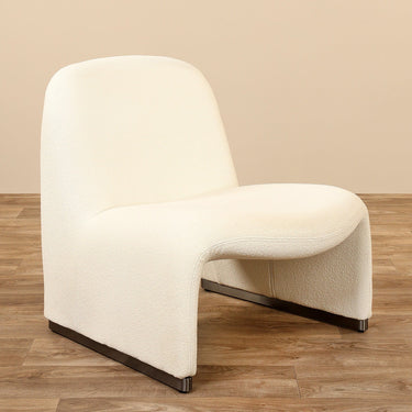 Furniture-Nia - Bouclé Armchair Lounge Chair-Bloomr