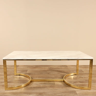 Furniture-Rivo Marble Coffee Table-Bloomr