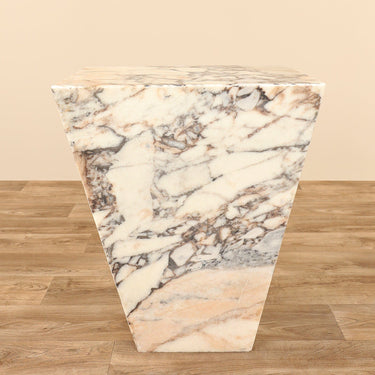 Furniture-Stella Marble Side Table-Bloomr