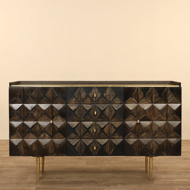 Furniture-Wooden Sideboard / Cabinet-Bloomr