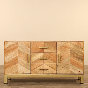 Furniture-Wooden Sideboard / Cabinet-Bloomr