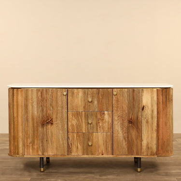 Furniture-Wooden Sideboard / Cabinet-Bloomr