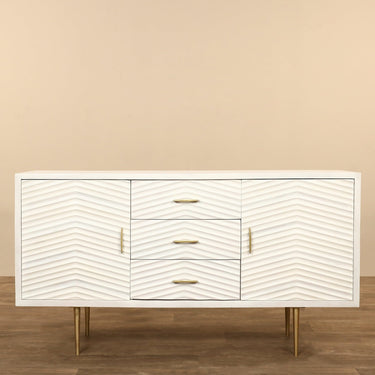Furniture-Wooden Sideboard / Cabinet-Bloomr