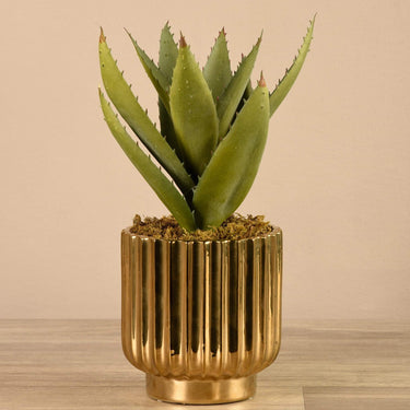 Greenery-Artificial Potted Aloe-Bloomr
