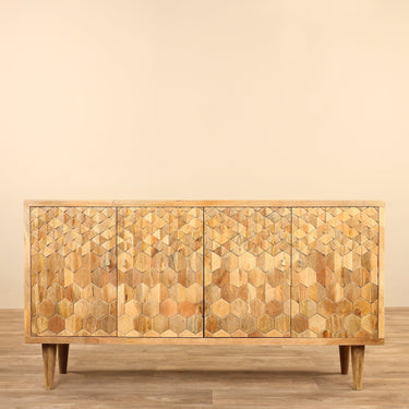 Furniture-Wooden Sideboard / Cabinet-Bloomr