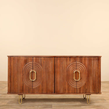 Furniture-Wooden Sideboard / Cabinet-Bloomr